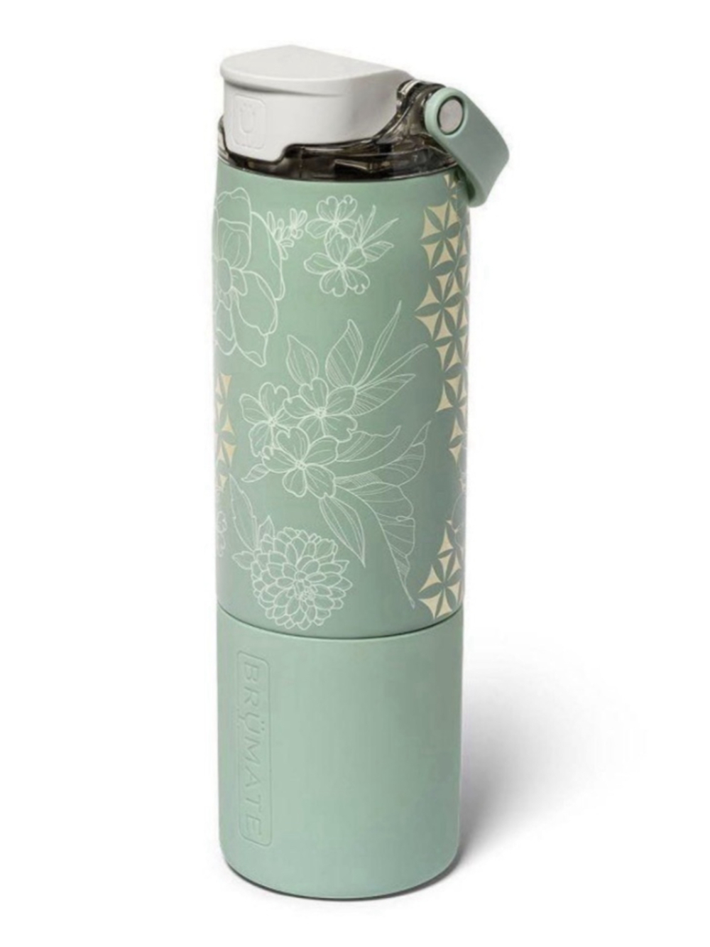 BruMate 25fl oz Stainless Steel Rise Water Bottle - Golden Bloom